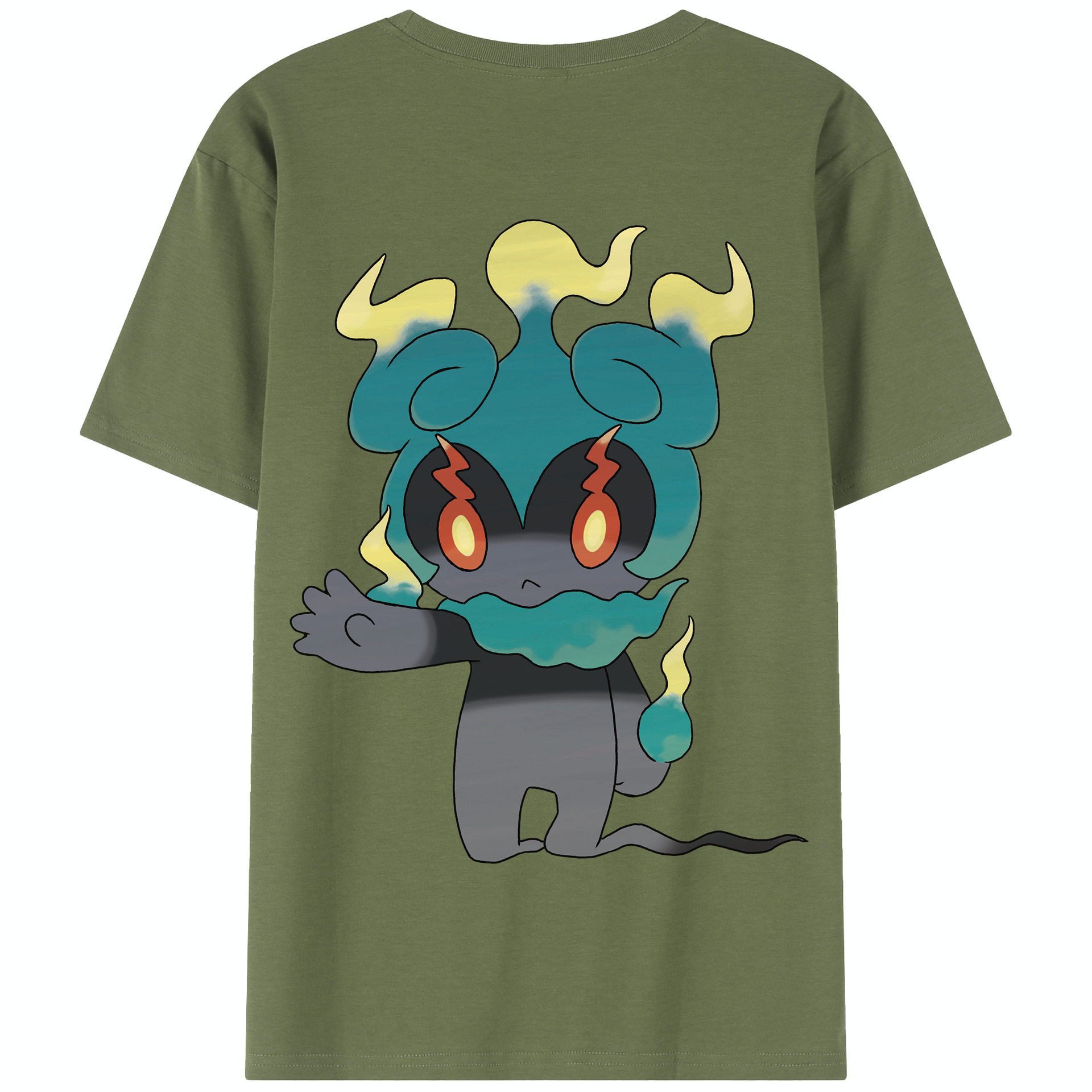 （画像用） ポケットモンスター Pokémon 綿100％半袖Tシャツ（背面プリント）